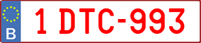 Truck License Plate